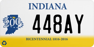 IN license plate 448AY