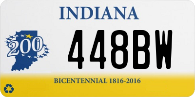 IN license plate 448BW