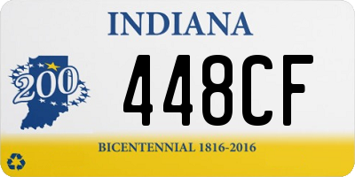 IN license plate 448CF