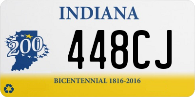 IN license plate 448CJ
