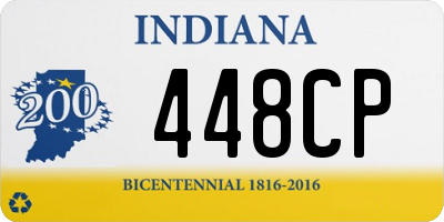 IN license plate 448CP