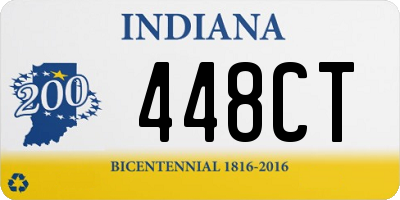 IN license plate 448CT