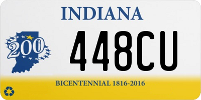 IN license plate 448CU