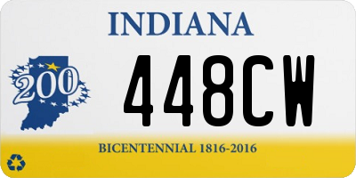 IN license plate 448CW