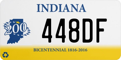 IN license plate 448DF