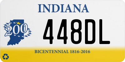 IN license plate 448DL