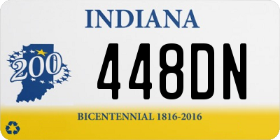 IN license plate 448DN