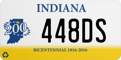 IN license plate 448DS