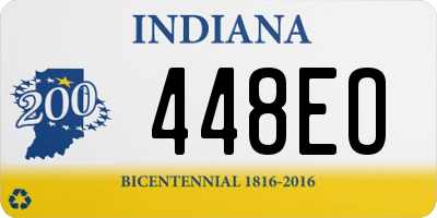 IN license plate 448EO
