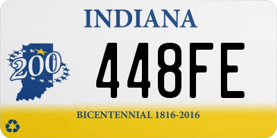 IN license plate 448FE