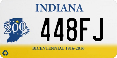 IN license plate 448FJ