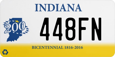 IN license plate 448FN