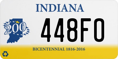 IN license plate 448FO