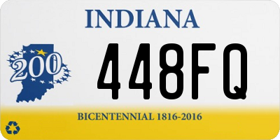 IN license plate 448FQ