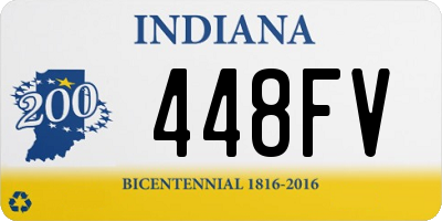 IN license plate 448FV