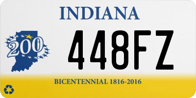 IN license plate 448FZ