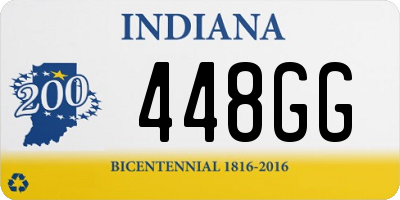 IN license plate 448GG