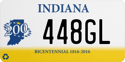 IN license plate 448GL