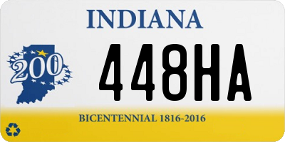 IN license plate 448HA