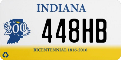 IN license plate 448HB