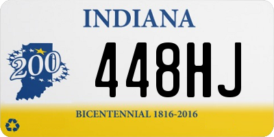 IN license plate 448HJ