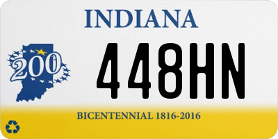 IN license plate 448HN