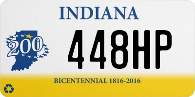 IN license plate 448HP