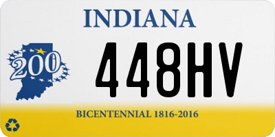 IN license plate 448HV