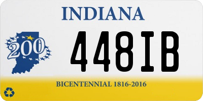 IN license plate 448IB