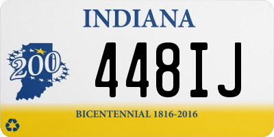 IN license plate 448IJ