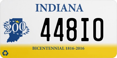 IN license plate 448IO