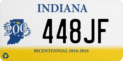 IN license plate 448JF