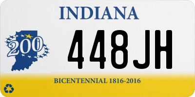 IN license plate 448JH