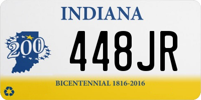 IN license plate 448JR