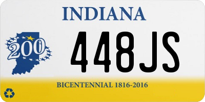 IN license plate 448JS
