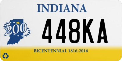 IN license plate 448KA