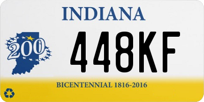 IN license plate 448KF