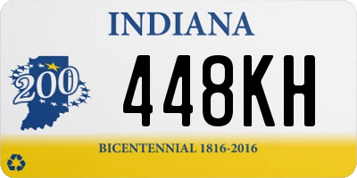 IN license plate 448KH