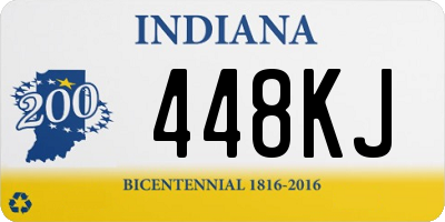 IN license plate 448KJ