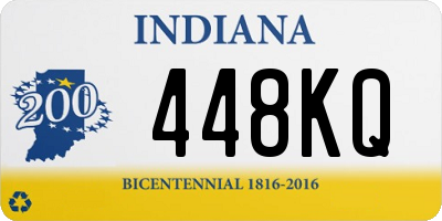 IN license plate 448KQ