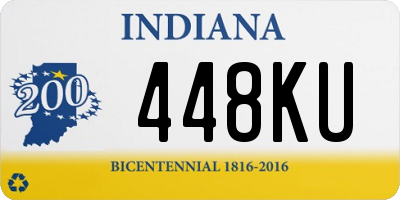 IN license plate 448KU