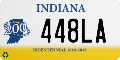 IN license plate 448LA