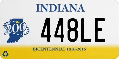 IN license plate 448LE