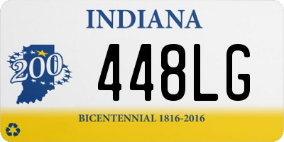 IN license plate 448LG
