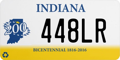 IN license plate 448LR