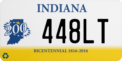 IN license plate 448LT