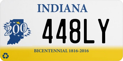 IN license plate 448LY