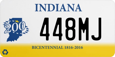 IN license plate 448MJ