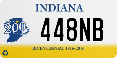 IN license plate 448NB