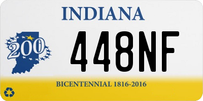 IN license plate 448NF